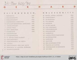 Zeichnungen (Nr. 1-21)