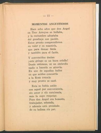 Momentos angustiosos