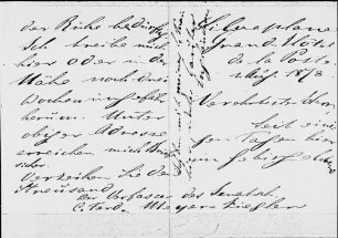 Paul Heyse (1830-1914) Archiv: Briefe und Karten von Conrad Ferdinand Meyer an Paul Heyse - BSB Heyse-Archiv VI. Meyer, Conrad Ferdinand