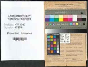 Entnazifizierung Johannes Pranschke , geb. 17.03.1886 (Lehrer)