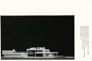 Amerikahaus, Berlin-Tiergarten (Diplomarbeit bei Willy Kreuer): Modellfoto