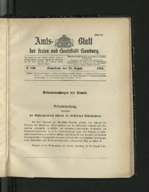 No. 126, 20. August 1904.