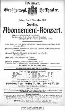 Abonnement=Konzert