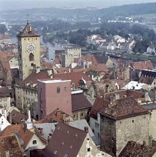 Regensburg. Blick über die Innenstadt