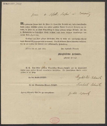 Todesanzeige von Lambert Schmitz