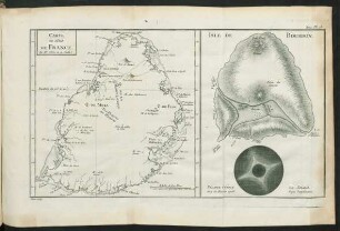 Pl. 13. Carte de l'Isle de France. - Isle de Bourbon