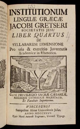 1-102, Institutionum Linguae Graecae. Liber Quartus
