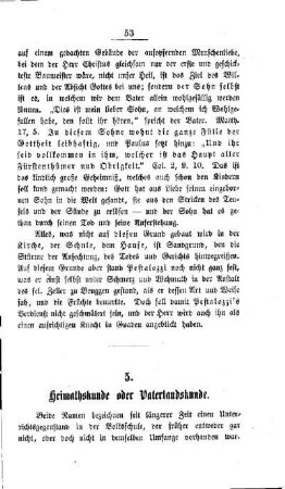 Heimathskunde oder Vaterlandskunde