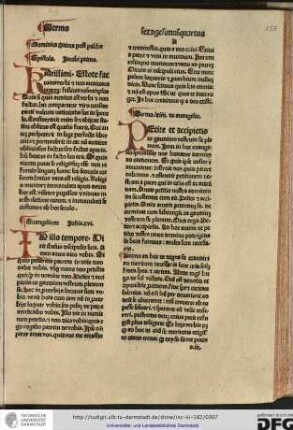 Epistola Jacobi primo. Karissimi, Estote factores... Evangelium Johannis xvi. In illo tempore Dixit Ihesus Amen amen...