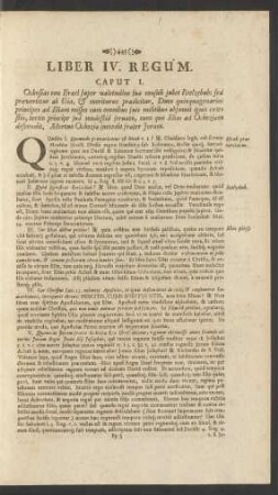 Liber IV. Regum.