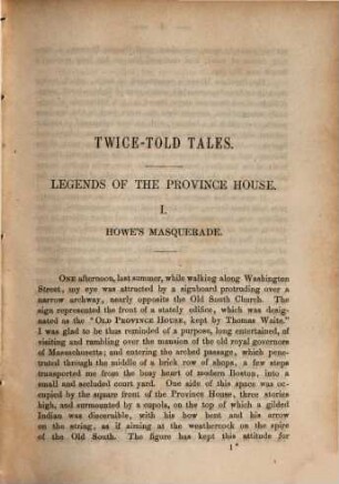Twice-told Tales, 2