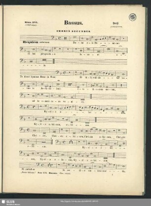Bassus. Chorus secundus.