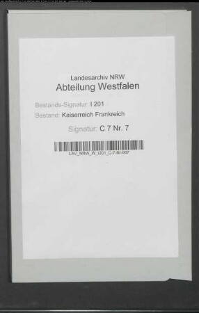 Nachlaß-Inventare.