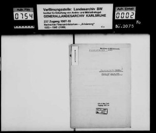Zimmermann, Israel Eheleute in Karslruhe Käufer: Stadt Karlsruhe Lagerbuch-Nr. 1717 Karlsruhe