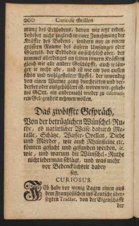 Das zwölffte Gespräch