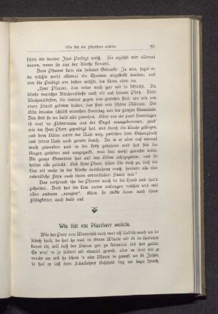 Wie sich ein Pfarrherr wehrte