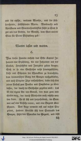 6 - 10. Warten lassen und Warten.