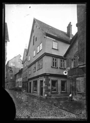 Ecke Rittergasse und Friedleinsgasse u.a. mit Häusern Karl Schönleber und Gebr. Hiller