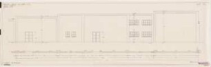 Kabelwerk Dr. Cassirer, Berlin-Spandau: Süd-Front, Ansicht und Schnitt 1:50