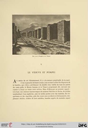 V. Le Vésuve et Pompei