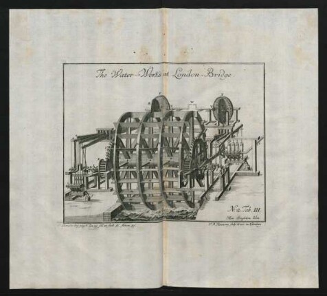 The Water-Works at London Bridge. No. 2. Tab. III.
