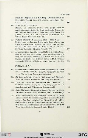 Porzellan (Nr. 557-633)