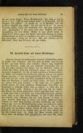 Heinrich Heine auf seinem Sterbelager
