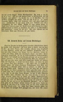 Heinrich Heine auf seinem Sterbelager