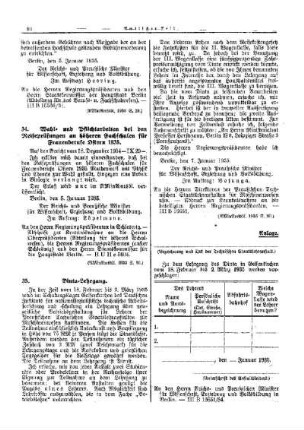 Wahl- und Pflichtarbeiten bei den Reifeprüfungen an höheren Fachschulen für Frauenberufe Ostern 1935 : [Amtliche Erlasse] ; [Amtlicher Teil]