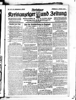 Iserlohner Kreisanzeiger und Zeitung. 1898-1949