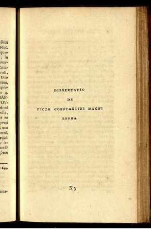 Dissertatio de ficta Constantini Magni lepra.