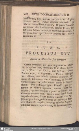 De Auro [Processus XXV-XXXVI]