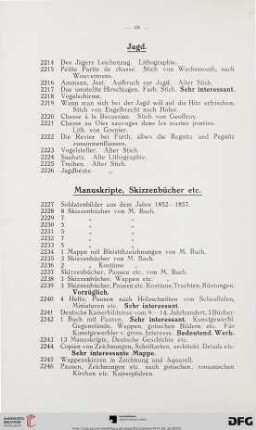 Jagd (Nr. 2214-2226)