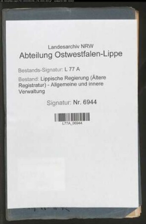Pensionierung des Steueraufsehers Schönfeld zu Barntrup