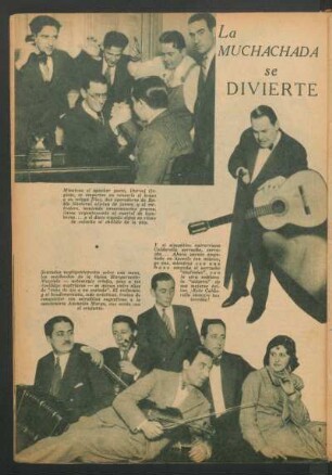 La muchachada se divierte