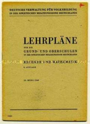 Lehrpläne für die Grund- und Oberschulen - Rechnen und Mathematik