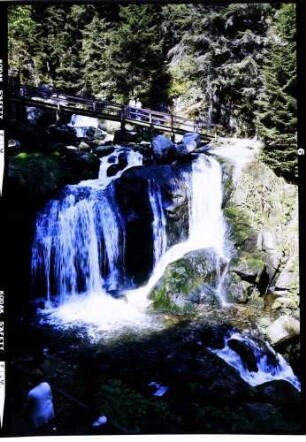Triberg: Triberger Wasserfälle, obere Fälle