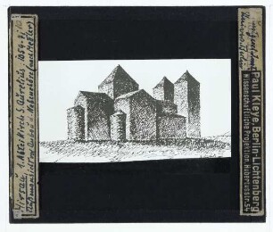 Hirsau, Aureliuskirche : schematische Perspektivzeichnung, Rekonstruktion