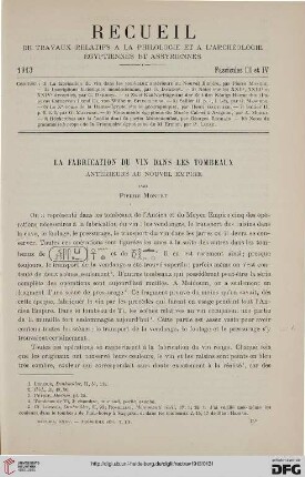 35: La fabrication du vin dans les tombeaux antérieurs au Nouvel Empire