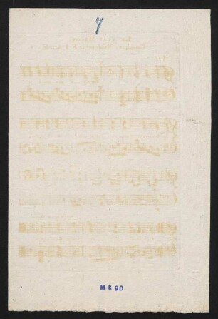 Lied Nr. 7 Le vrai Macon. Cantique. Musique.