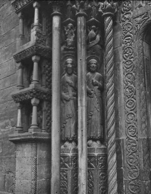Basel, Münster, Galluspforte, linkes Gewände