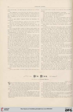 9: Die Nixe : Novellette