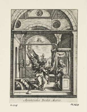 Anunciatio Beatæ Mariæ, aus: "Marienleben"