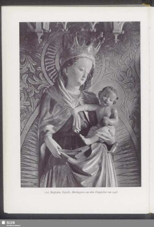 Berghofen, Kapelle, Muttergottes aus dem Flügelaltar von 1438