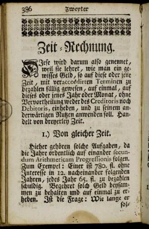 Zeit-Rechnung.