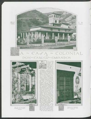 La casa colonial de don Carlos Ossandón