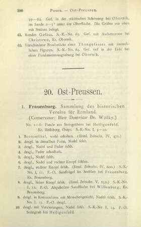20. Ost-Preussen