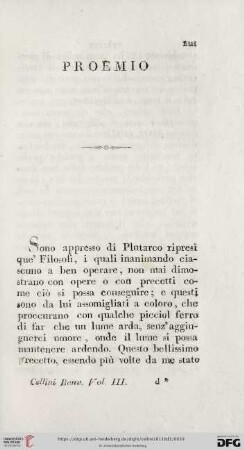 Proemio