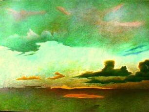 Wolkenverhangener Olymp XIX