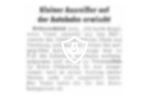 Kleiner Ausreißer auf der Autobahn erwischt
